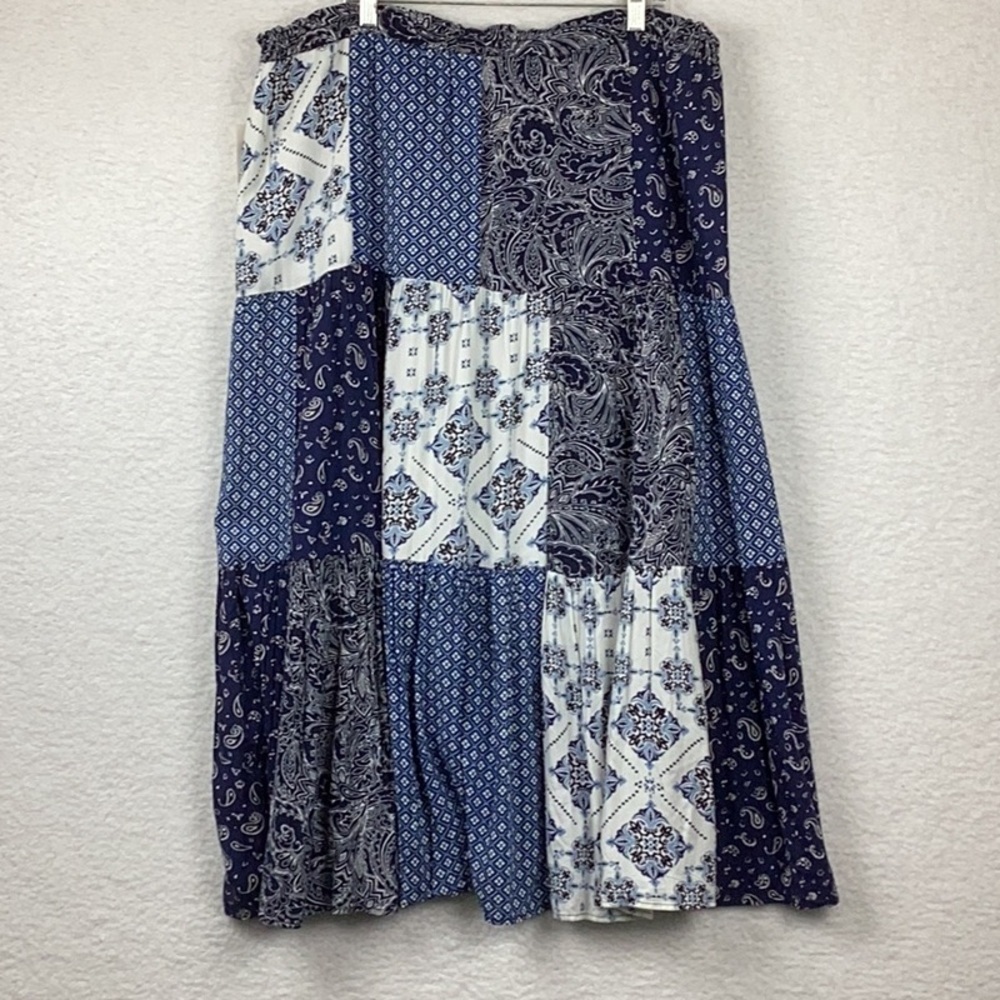 NWT Style & Co Women’s Size 3X Bandana Print Maxi Skirt. - Picture 4 of 8